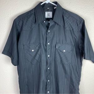 Corral West Ranch Wear Western Pearl Snap Cowboy Shirt Rockabilly